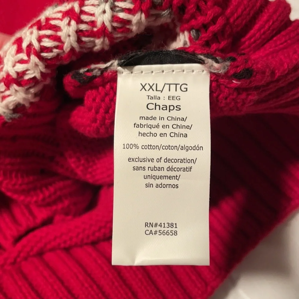 NWT 2XL Chaps sweater size XXL SUPER NICE!